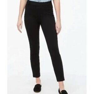 J. Crew Pants Women's 12 Black Ponte Slim Work L1308 Work Career Business